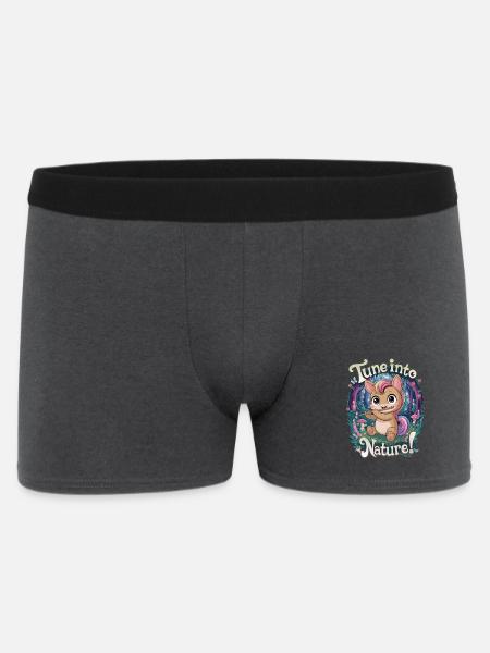 Tune Into Nature! - Men's Boxer Shorts - charcoal grey