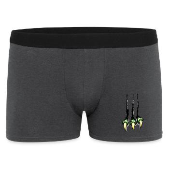 Monster Krallen Dino saurier Halloween Riss Kralle - Männer Boxer Shorts - Anthrazit - Vorne