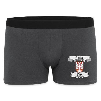 Serbe de naissance. Rome par la grâce de Dieu. - Boxer Homme - charbon - Devant