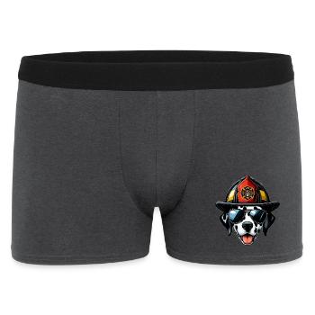 Dalmatiens des pompiers - Boxer Homme - charbon - Devant