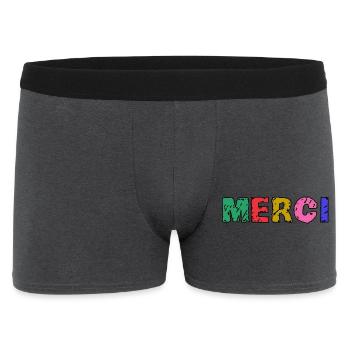 VIELEN DANK. GELIEBTE - Männer Boxer Shorts - Anthrazit - Vorne