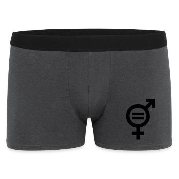 Égalité des sexes Égalité entre hommes et femmes Égalité égalité égalité - Boxer Homme - charbon - Devant