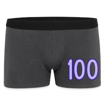 HAPPY BIRTHDAY. HAPPY BIRTHDAY. ANNIVERSARY. - Men's Boxer Shorts - charcoal grey - Front