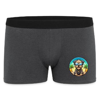 Lunettes de soleil Bouvier Des Flandres Dog Breed Cartoon - Boxer Homme - charbon - Devant