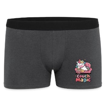 Couch Magic - Men's Boxer Shorts - charcoal grey - Front