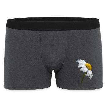 Margerite Gänseblume - Männer Boxer Shorts - Anthrazit - Vorne
