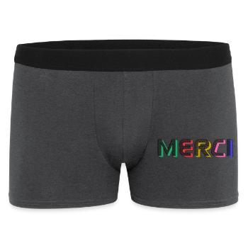 Vielen Dank - Männer Boxer Shorts - Anthrazit - Vorne