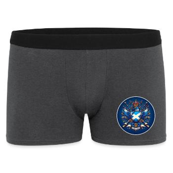 Logo de l’Écosse - Boxer Homme - charbon - Devant