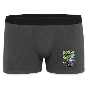 Rollin vers la tombe - Boxer Homme - charbon - Devant