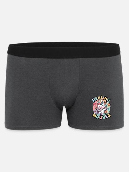 Heilende Hufe - Männer Boxer Shorts - Anthrazit