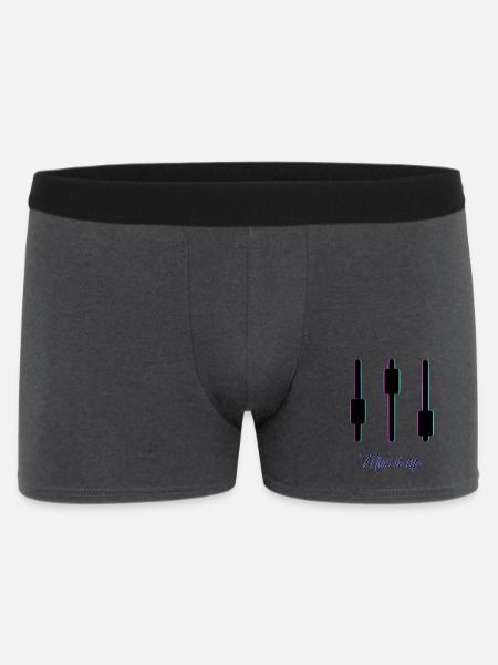 Mix It Up - Musik mixing - Männer Boxer Shorts - Anthrazit