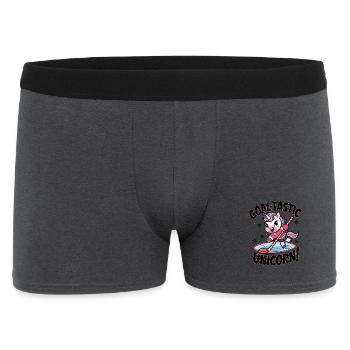 Licorne but-tastique ! - Boxer Homme - charbon - Devant