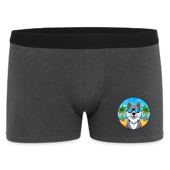 Lunettes de soleil Seppala Siberian Sleddog Breed Cartoon - Boxer Homme - charbon - Devant