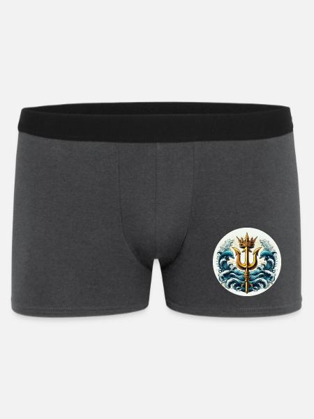 Trident Symbol - Men's Boxer Shorts - charcoal grey