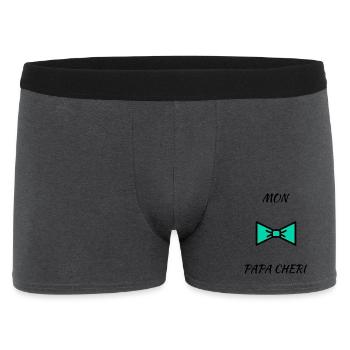 BONNE FÊTE PAPA. PAPA. FÊTE DES PÈRES. PÈRE - Boxer Homme - charbon - Devant