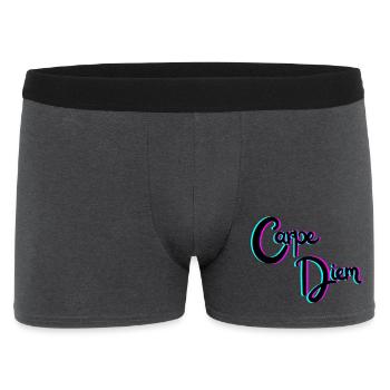 Carpe diem - Boxer Homme - charbon - Devant