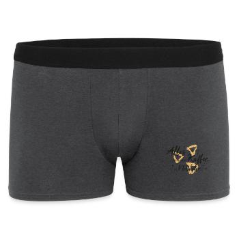 Alles vor dem ersten Kaffee ist notwehr - Männer Boxer Shorts - Anthrazit - Vorne