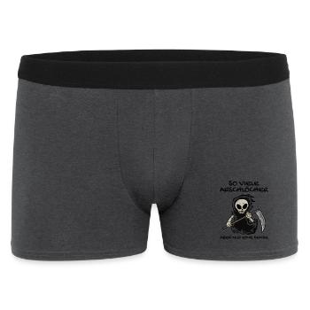 Sensenmann - Männer Boxer Shorts - Anthrazit - Vorne