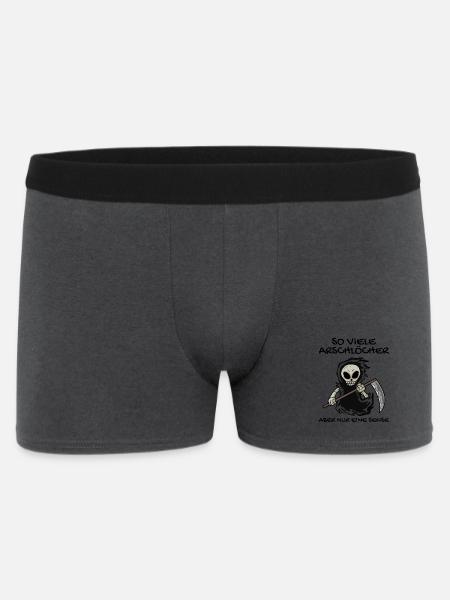 Sensenmann - Männer Boxer Shorts - Anthrazit