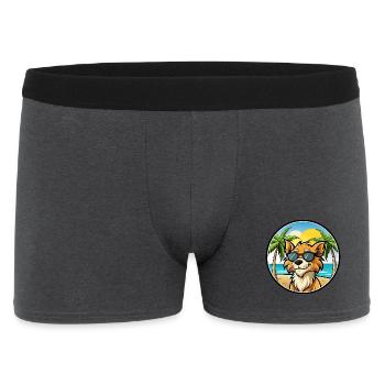 Grand Griffon Vendeen Hunderasse Cartoon Sonnenbrille - Männer Boxer Shorts - Anthrazit - Vorne