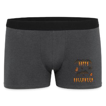 Halloween Happy Halloween - Männer Boxer Shorts - Anthrazit - Vorne