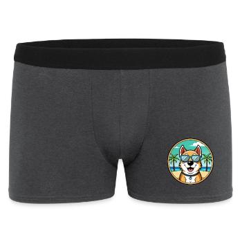 Berger d’Asie centrale Race Cartoon Beach - Boxer Homme - charbon - Devant