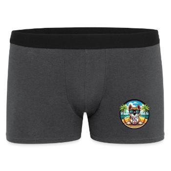 Grand Anglo Français Hunderasse Cartoon Sonnenbrille - Männer Boxer Shorts - Anthrazit - Vorne