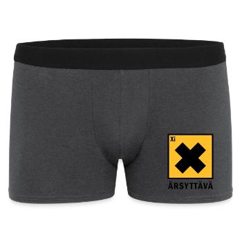irritating - Men's Boxer Shorts - charcoal grey - Front
