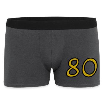JAHRESTAG. ALLES GUTE ZUM GEBURTSTAG. ALLES GUTE ZUM GEBURTSTAG. - Männer Boxer Shorts - Anthrazit - Vorne