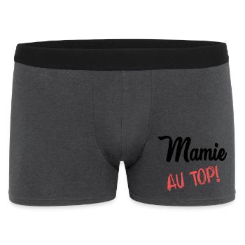 GRANNY. MOTHER'S DAY. HAPPY GRANNY'S DAY - Men's Boxer Shorts - charcoal grey - Front