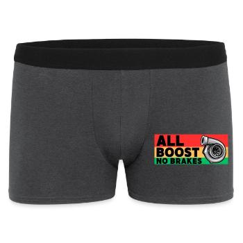 All Boost - keine Bremsen - Männer Boxer Shorts - Anthrazit - Vorne