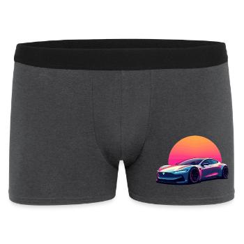 Elektrische Welle - Männer Boxer Shorts - Anthrazit - Vorne