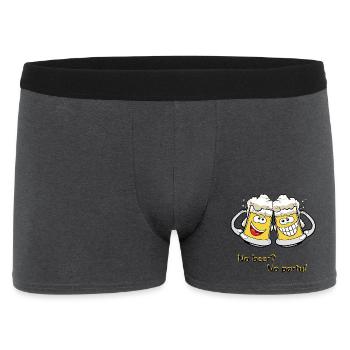 Chopes à bière - Boxer Homme - charbon - Devant