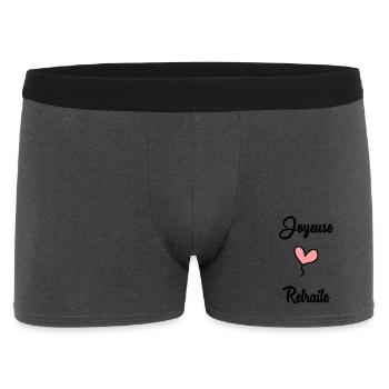 RUHESTAND. RUHESTAND. PENSIONIERT - Männer Boxer Shorts - Anthrazit - Vorne