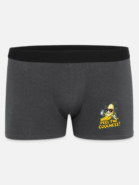 Pelez la fraîcheur ! - Boxer Homme - charbon