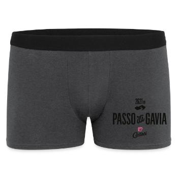 Gavia Pass - Männer Boxer Shorts - Anthrazit - Vorne