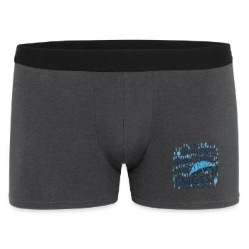 Bourgogne sous la pluie: pas mouillés - Boxer Homme - charbon - Devant
