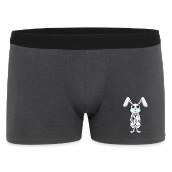 Lapin médecin médecin infirmière vétérinaire - Boxer Homme - charbon - Devant