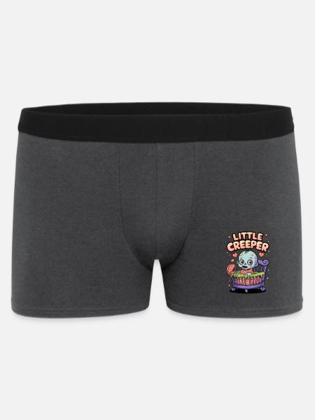 Little Creeper - Men's Boxer Shorts - charcoal grey