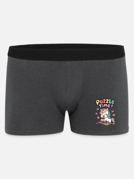 Puzzle Time! - Men's Boxer Shorts - charcoal grey