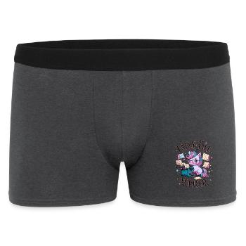 Fairy Tale Writer - Men's Boxer Shorts - charcoal grey - Front