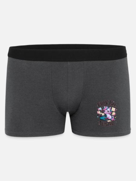Fairy Tale Writer - Men's Boxer Shorts - charcoal grey