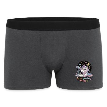 Stargazing Magic - Men's Boxer Shorts - charcoal grey - Front