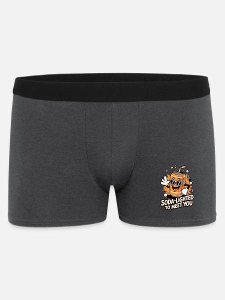 Soda-Lighted To Meet You - Men's Boxer Shorts - charcoal grey