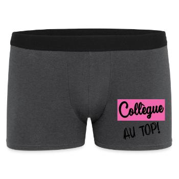RETRAITE. RETRAITE. RETRAITEE. BONNE RETRAITE - Boxer Homme - charbon - Devant