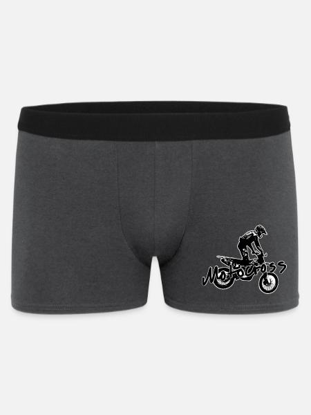 motocross - Männer Boxer Shorts - Anthrazit