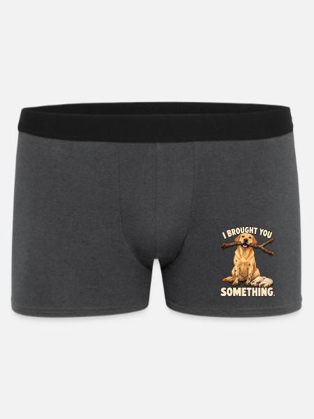 Labrador-Zweigstellenlieferung - Männer Boxer Shorts - Anthrazit