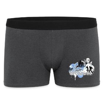 Urban Adventure Silhouetten - Männer Boxer Shorts - Anthrazit - Vorne