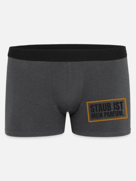 Staub ist mein Parfum - Männer Boxer Shorts - Anthrazit