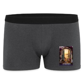 Seaview Arch Andalusia - Männer Boxer Shorts - Anthrazit - Vorne